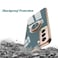 EYZUTAK Electroplated Magnetic Ring Holder Case for Samsung Galaxy S21 5G 360 Degree with Rotation Metal Finger Ring Holder Magnet Car Holder Soft Silicone Shockproof Protective Cover Gray