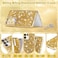 FABSPARK Case for Samsung Galaxy S23 UltraGlitter Crystal Diamond Rhinestone Sequin Shiny Bling Sparkly Glossy Luxury ElectroplatedAesthetic Cute Full Protection for Samsung Galaxy S23 UltraGolden