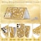 FABSPARK Case for Samsung Galaxy S23 UltraGlitter Crystal Diamond Rhinestone Sequin Shiny Bling Sparkly Glossy Luxury ElectroplatedAesthetic Cute Full Protection for Samsung Galaxy S23 UltraGolden