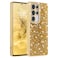 FABSPARK Case for Samsung Galaxy S23 UltraGlitter Crystal Diamond Rhinestone Sequin Shiny Bling Sparkly Glossy Luxury ElectroplatedAesthetic Cute Full Protection for Samsung Galaxy S23 UltraGolden