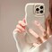 FABSPARK Phone Case for iPhone 15 Pro CaseSimple Wave Design Wavy Frame Soft Silicone Aesthetic for iPhone 15 ProBeige