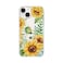 Fancy Case FancyCase for iPhone 14 Case 61inchWomen Girls Elegant Sunflower Style Pretty Floral Pattern Flexible TPU Protective Clear Case Compatible with iPhone 14 Big Sunflowers