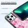 FANXI Pink Hibiscus Phone Case Compatible with iPhone 13 Pro 61 Inch Shockproof Protective TPU Cute Flower Printed Phone Case Designed for iPhone 13 Pro Case for Men Girls Women