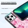 FANXI Pink Hibiscus Phone Case Compatible with iPhone 13 Pro 61 Inch Shockproof Protective TPU Cute Flower Printed Phone Case Designed for iPhone 13 Pro Case for Men Girls Women