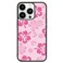 FANXI Pink Hibiscus Phone Case Compatible with iPhone 13 Pro 61 Inch Shockproof Protective TPU Cute Flower Printed Phone Case Designed for iPhone 13 Pro Case for Men Girls Women