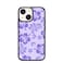 FANXI Purple Hibiscus Phone Case Compatible with iPhone 13 Mini 54 Inch Shockproof Protective TPU Cute Flower Printed Phone Case Designed for iPhone 13 Mini Case for Men Girls Women