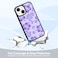 FANXI Purple Hibiscus Phone Case Compatible with iPhone 13 Mini 54 Inch Shockproof Protective TPU Cute Flower Printed Phone Case Designed for iPhone 13 Mini Case for Men Girls Women