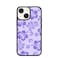 FANXI Purple Hibiscus Phone Case Compatible with iPhone 13 Mini 54 Inch Shockproof Protective TPU Cute Flower Printed Phone Case Designed for iPhone 13 Mini Case for Men Girls Women