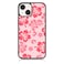 FANXI Red Hibiscus Phone Case Compatible with iPhone 14 61 Inch Shockproof Protective TPU Cute Flower Printed Phone Case Designed for iPhone 14 Case for Men Girls Women