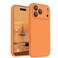 FireNova Magnetic for iPhone 17 Pro Max Case Compatible with MagSafe Integrated Silicone Camera Control Button Camera Protection AntiScratch Microfiber Lining Phone Case 69 Orange