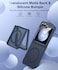 FNDMIL NO1 Magnetic for Samsung Galaxy Z Flip 6 Case with MagSafeAntiFingerprintTranslucent MatteMilitary Grade Drop Tested Slim Hard Case Soft Silicone Bumper for Samsung Flip 6 CaseBlue