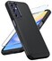 FNTCASE for Galaxy A155G Phone Case Samsung A15 5G Military Grade Drop Protection 14ft Drop Tested Screen Protector Included AntiSlip Matte Textured TPUPC Dual Layer Shockproof Cover Black