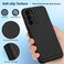 FNTCASE for Galaxy A545G Phone Case Samsung A54 5G Military Grade Drop Protection 14ft Drop Tested Screen Protector Included AntiSlip Matte Textured TPUPC Dual Layer Shockproof Cover Black