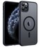 FNTCASE for iPhone 11 Pro Case Compatible with Magsafe Translucent Matte Magnetic Phone Cover Military Grade Drop Protection Shockproof Protective for iPhone 11Pro 2019 Cases Black