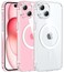 FNTCASE for iPhone 15 Plus Case Clear Magnetic Phone Cases Compatible with Magsafe Slim Anti Yellowing Rugged Shockproof Protective Transparent Cell Phone Cover AClear