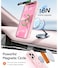 FNTCASE for iPhone 15 Pro Max Case Compatible with Magsafe Translucent Matte Cases with Full Camera Protection Screen Protector Military Grade Shockproof Protective Phone Cover Light Pink