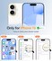 FNTCASE for iPhone 16 Case Compatible with Magsafe Translucent Matte Cases with Screen Protector Military Grade Shockproof Protective Phone Cover Ultramarine