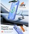 FNTCASE for iPhone 16 Case Compatible with Magsafe Translucent Matte Cases with Screen Protector Military Grade Shockproof Protective Phone Cover Ultramarine