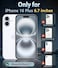 FNTCASE for iPhone 16 Plus Case Clear Magnetic Phone Cases Compatible with Magsafe Slim Anti Yellowing Military Grade Drop Rugged Protective Transparent Cell Phone Cover BGlitter Magnetic