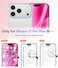 FNTCASE for iPhone 17 Pro Max Case Compatible with Magsafe Translucent Matte Cases with Full Camera Protection Screen Protector Military Grade Shockproof Protective Phone Cover Hot Pink