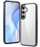 FNTCASE for Samsung Galaxy S24FE Case Clear Military Grade Drop Protection Anti Yellowing Slim Case Rugged Shockproof Protective Transparent Cell Phone CoverBlack
