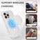 Follaroma for iPhone 15 Pro Max Case Compatible with MagSafe Heavy Duty Shockproof Protection Phone Cases AntiDrop Dual Layer Transparent Magnetic Phone Case for iPhone 15 Pro Max 67 Clear