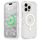 Follaroma for iPhone 15 Pro Max Case Compatible with MagSafe Heavy Duty Shockproof Protection Phone Cases AntiDrop Dual Layer Transparent Magnetic Phone Case for iPhone 15 Pro Max 67 Clear