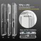 Follaroma for iPhone 16 Case Heavy Duty Shockproof Protection Phone Cases AntiDrop Dual Layer Transparent Protective Cover Compatible with iPhone 16 61 inchCrystal Clear