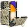 Annyojo for Galaxy A52 Case A52 Samsung Phone Case for Women Leopard Luxury Golden Glitter Silicone Bumper Shockproof Protective Back Cover Soft TPU Case for Samsung Galaxy A4