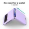 VVUPIC for Galaxy Z Flip 3 Case Cover Card Slot Slim Hard Rugged TPU Edge Protective Case Z POP
