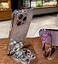 Aulzaju for iPhone 16 Pro Max Case for Women Girls Cute Hidden Rabbit Mirror KickstandLuxury Plating Soft TPU with Bling Gradient LayerGlitter Girly Phone Case for iPhone 16 Promax Purple