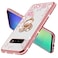 KuDiNi for S10 Plus Case Galaxy S10 Plus Case for Women Glitter Crystal Soft Bling Cute Butterfly Heart Floral Clear Protective Cover with KickstandStrap for Samsung Galaxy S10 Plus 2019Rose Gold