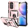 SKMY for Samsung Galaxy A14 5G Case with Screen Protector Camera Lens Cover Military Grade 16FT Drop Tested Magnetic Kickstand Rugged Shockproof Protective Case for Samsung A14 5G Rose Gold