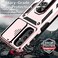 SKMY for Samsung Galaxy A14 5G Case with Screen Protector Camera Lens Cover Military Grade 16FT Drop Tested Magnetic Kickstand Rugged Shockproof Protective Case for Samsung A14 5G Rose Gold