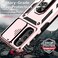 SKMY for Samsung Galaxy A14 5G Case with Screen Protector Camera Lens Cover Military Grade 16FT Drop Tested Magnetic Kickstand Rugged Shockproof Protective Case for Samsung A14 5G Rose Gold