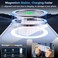 FATUOQIA for Samsung Galaxy S25 Edge Case ClearMagnetic S25 Edge Case with Screen Protector Camera Protector Compatible with MagSafe Shockproof TPU Cover for Galaxy S 25 Edge Phone CasesTransparent