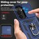 PUSHIMEI for Samsung Galaxy S25 Plus Case with Slide Camera Cover HD Screen Protector Military Grade Drop Tested Magnetic Ring Holder Kickstand Protective Phone Case for Galaxy S25 Plus 5G 2025 Navy B