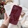 FUXICASE for iPhone 11 Case Creative Butterfly Pattern Design for Girl Women Soft Silicone Shockproof AntiScratch Protection Phone Cover for iPhone 11 Burgundy Red Butterfly