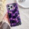 Fycyko Case for iPhone 16 Pro Max Cute Cat Pattern Aesthetic Cool Girly with Phone Charms Strap Chain Protective Case for iPhone 16 Pro MaxPurple