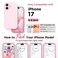 GolbinBox Magnetic for iPhone 17 Case Compatible with MagSafe Screen Protector Camera Lens Protector Liquid Silicone Shockproof Phone Cover with AntiScratch Microfiber Lining Chalk Pink