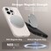 GONEZ Magnetic for iPhone 15 Pro Case Compatible with MagSafe AntiScratch Microfiber Lining Screen Protector Shockproof Slim Phone Silicone Cover 61 inch Stone