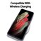 GOOSPERY Liquid Silicone Compatible with Samsung Galaxy S21 Ultra Case SilkySoft Touch Full Body Protection Shockproof Cover Case with Soft Microfiber LiningNavy