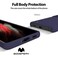 GOOSPERY Liquid Silicone Compatible with Samsung Galaxy S21 Ultra Case SilkySoft Touch Full Body Protection Shockproof Cover Case with Soft Microfiber LiningNavy