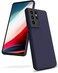 GOOSPERY Liquid Silicone Compatible with Samsung Galaxy S21 Ultra Case SilkySoft Touch Full Body Protection Shockproof Cover Case with Soft Microfiber LiningNavy