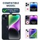 Goton for iPhone 14 Plus Case with Screen Protector Slide Camera Cover Phone Case with Ring Stand Heavy Duty Military Grade Shockproof Rugged Bumper for iPhone 14 Plus Accessories Black