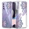 GREATRULY Floral Clear Case for Galaxy S21 FE 5G for WomenGirlsPretty Phone Cover for Samsung Galaxy S21 FEFlower Design Slim Soft Transparent Drop Proof TPU Protective Silicone Bumper ShellFL31