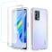 Gufuwo Case for OPPO A95 4GReno 6 LiteOPPO A74 4G CHP2365 Case with Tempered Glass Screen Protector Clear 360 Full Body Protection Hard ShellSoft TPU Shockproof Cover Cases for OPPO A95 4G Clear