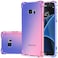 Gufuwo Case for Samsung S7 Edge Galaxy S7 Edge Cute Case Girls Women Gradient Slim Anti Scratch Soft Clear TPU Phone Case Cover Shockproof Case for Samsung Galaxy S7 Edge BluePink