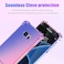 Gufuwo Case for Samsung S7 Edge Galaxy S7 Edge Cute Case Girls Women Gradient Slim Anti Scratch Soft Clear TPU Phone Case Cover Shockproof Case for Samsung Galaxy S7 Edge BluePink