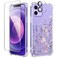 GVIEWIN for iPhone 12iPhone 12 Pro Case Floral with Screen ProtectorCamera Lens ProtectorNon Yellowing Soft Shockproof Clear Phone Protective Cover for Women Flower Pattern 61Floratopia
